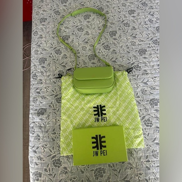JW PEI Handbags - JW PEI Lime Green Crossbody Bag